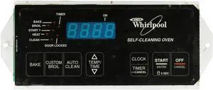 Whirlpool Range 8522489 Control Board W/ Black Overlay