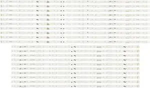 Hisense JL.D7501M330-003AL / -003AR LED Backlight Strips (20)