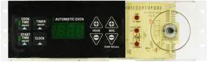 GE Oven WB27X10022 164D3147G006 Control Board  - Black Overlay