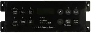 Electrolux Oven 316418305 Electronic Clock Timer ES340, Black Overlay