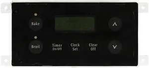 Crosley Oven 316222801 Electronic Clock Timer, Black Overlay