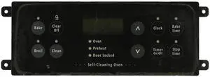 Electrolux Oven 316222907 Electronic Clock Timer, Black Overlay