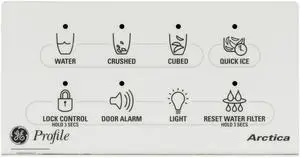 GE Refrigerator 197D4576G029 Interface Board