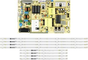 Sharp Insignia LC-50LB601U/NS-50DF710NA19 Power Supply / LED Strips Bundle
