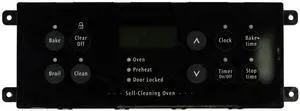 Electrolux Oven 316207500 Electronic Clock Timer, Black Overlay