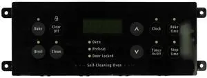 Electrolux Oven 316207511 Electronic Clock Timer, Black Overlay