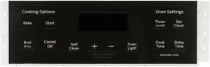 GE Oven WB27X29092 164D8450G175 Control Board  - Black Overlay