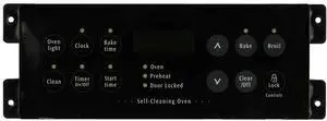 Electrolux Oven 316418300 Electronic Clock Timer, Black Overlay
