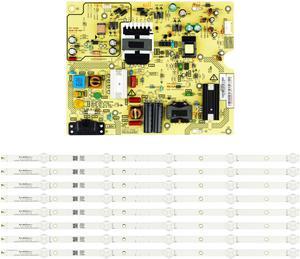 Toshiba 55LF621U19 55LF711U20 Power Supply/LED Backlight Strips Bundle