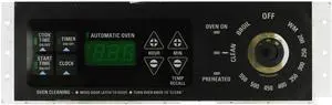 GE Oven WB27T10102 Control Board - Black Overlay