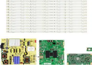 TCL 65S405 (Service No 65S405TACA) Complete TV Repair Parts Kit w/LED Backlight Strips Ver 4