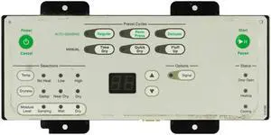 Speed Queen Dryer 514338 Control Board - Silver Overlay
