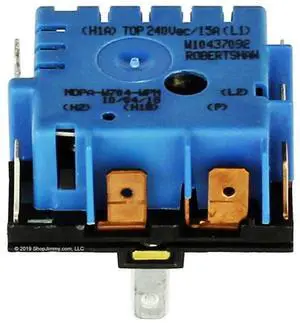 Whirlpool Cooktop W10437092 Element Control Switch