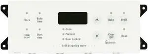 Electrolux Oven 316418200 Electronic Clock Timer, White Overlay
