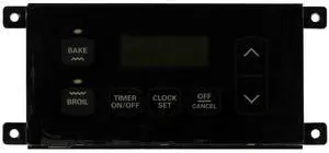 Crosley Oven 316222807 Electronic Clock Timer, Black Overlay