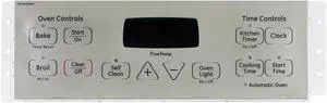 GE Oven WB27T11276 164D8450G018 Control Board  - Silver Overlay