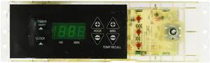GE Oven WB27K10048 183D7277P003 Control Board - Black Overlay