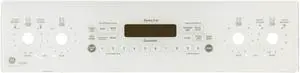 GE Oven 205C2483P005 Control Panel - White