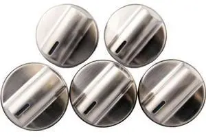 Bosch 00654043 Set Of 5 Chrome Knobs