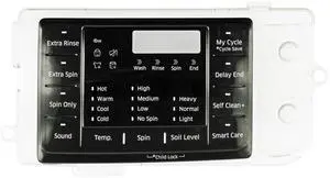 Samsung Washer DC64-03709A Control Panel W/ Sensor Assembly