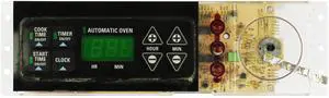 GE Oven WB27X5552  164D2851P014 Control Board  - Black Overlay