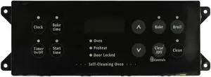 Electrolux Oven 316557100 Electronic Clock Timer ES300, Black Overlay
