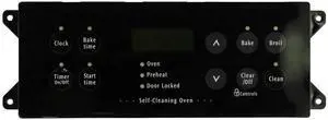 Electrolux Oven 316418200 Electronic Clock Timer, Black Overlay