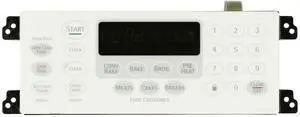 Electrolux Oven 316207602 Electronic Clock Timer, White Overlay