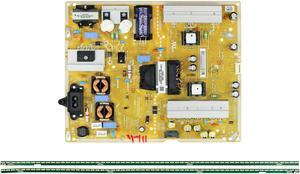 LG Power Supply/LED Backlight Strips Bundle 55UF6430-UB 55UF6450-UA 55UF6800-UA