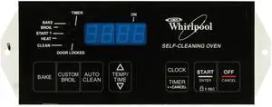Whirlpool Range 6610310 Control Board - Black Overlay
