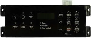 Kenmore Electrolux Oven 316418501 Electronic Clock Timer ES355, Black Overlay