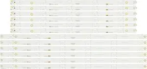 Hitachi LB55061 LED Backlight Strips (12) LE55A6R9 LE55A6R9A NEW!