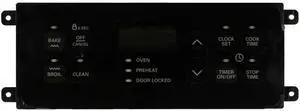Electrolux Oven 316207502 Electronic Clock Timer, Black Overlay