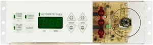 GE Oven WB27X5553 164D2851P015 Control Board  - White Overlay