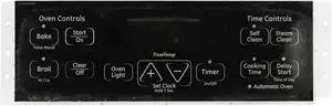GE Oven WB27T11349 164D8450G026 Control Board - Black