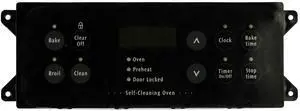 Electrolux Oven 316207527 Electronic Clock Timer, Black Overlay