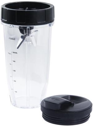 Ninja 24 oz Blending Cup with Spout Lid and Extractor Blade NEW 431KKU480
