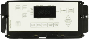 Whirlpool Range W10626963 Control Board W/ White Overlay Whirlpool Range W10626963 Control Board W/ White Overlay