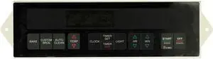 Whirlpool Oven 3196216 6610056 Control Board- Black Overlay