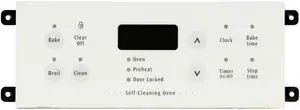 Electrolux Oven 316207511 Electronic Clock Timer, White Overlay