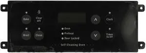 Electrolux Oven 316207505 Electronic Clock Timer, Black Overlay