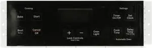 GE Oven WB27T11485 Control Board - Black