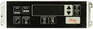 Maytag Range 7601P553-60 Control Panel Black Overlay