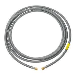 GE WX08X10012 12' 1/4 in x 1/4 in Braided Water Inlet Hose GE WX08X10012 12' 1/4 in x 1/4 in Braided Water Inlet Hose