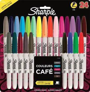 Permanent Marker Fine Point 24/PK Assorted