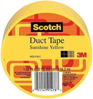 3m 20 Yards Sunshine Yellow Duct Tape  920-YLW-C