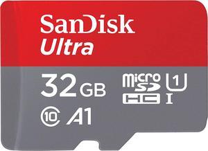 SanDisk SDSQUA4-032G-GN6MN CVL 32GB 8pin microSDHC r120MB/s C10 U1 A1 UHS-I SanDisk Ultra microSDHC Memory Card w/out Adapter