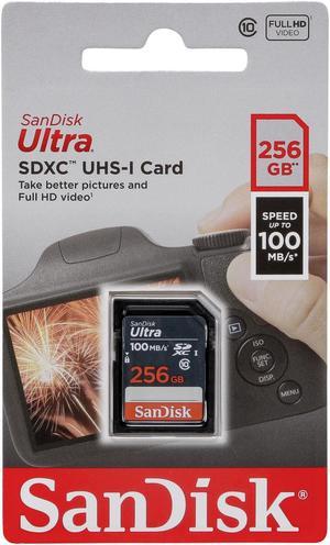 SanDisk SDSDUNR-256G-GN3IN DHE 256GB 9pin SDXC r100MB/s C10 UHS-I SanDisk Ultra SDXC Memory Card