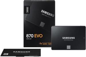 SAMSUNG 870 EVO Series 2.5" 500GB SATA III V-NAND 500G Internal Solid State Drive (SSD) MZ-77E500BW