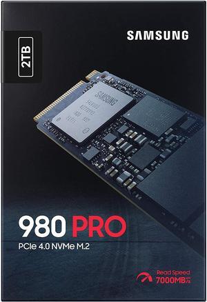SAMSUNG 990 PRO M.2 2280 1TB PCIe Gen 4.0 x4, NVMe 2.0 V7 V-NAND 3bit MLC  Internal Solid State Drive (SSD) MZ-V9P1T0B/AM 